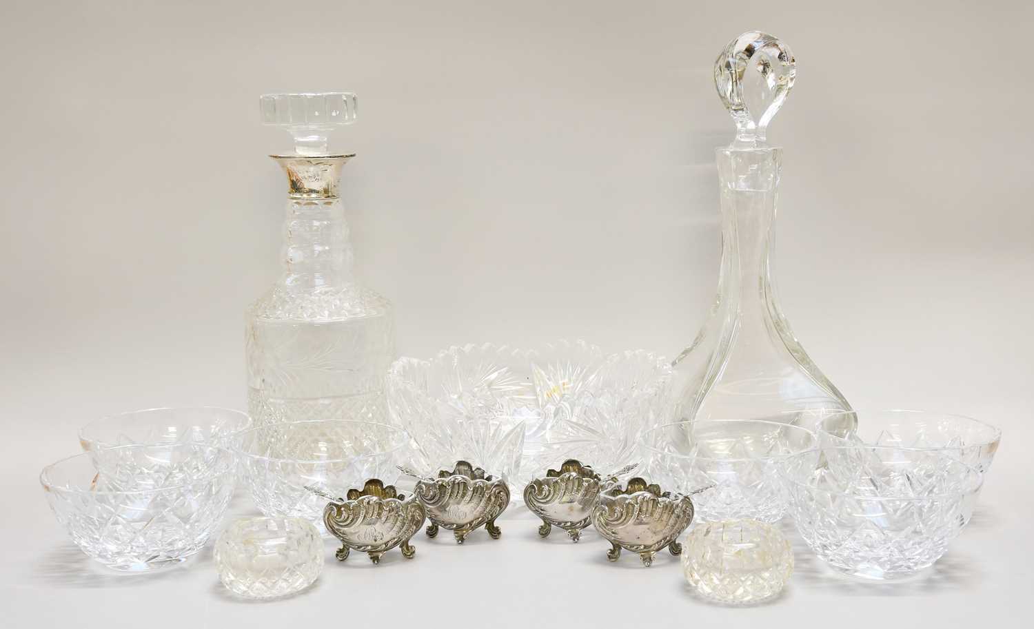 Lot 150 - A Silver Mounted Decanter, London 1970, by C....