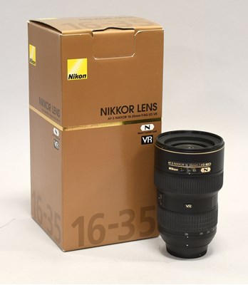 Lot 158 - Nikon Nikkor AF-S f4G 16-35mm ED VR Lens