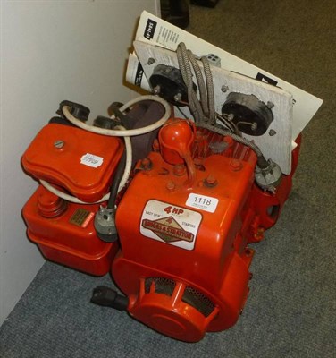 Lot 1118 - A Briggs & Stratton four HP generator modelled RF1500HX