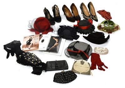 Lot 2213 - Circa 1940s and Later Costume Accessories...