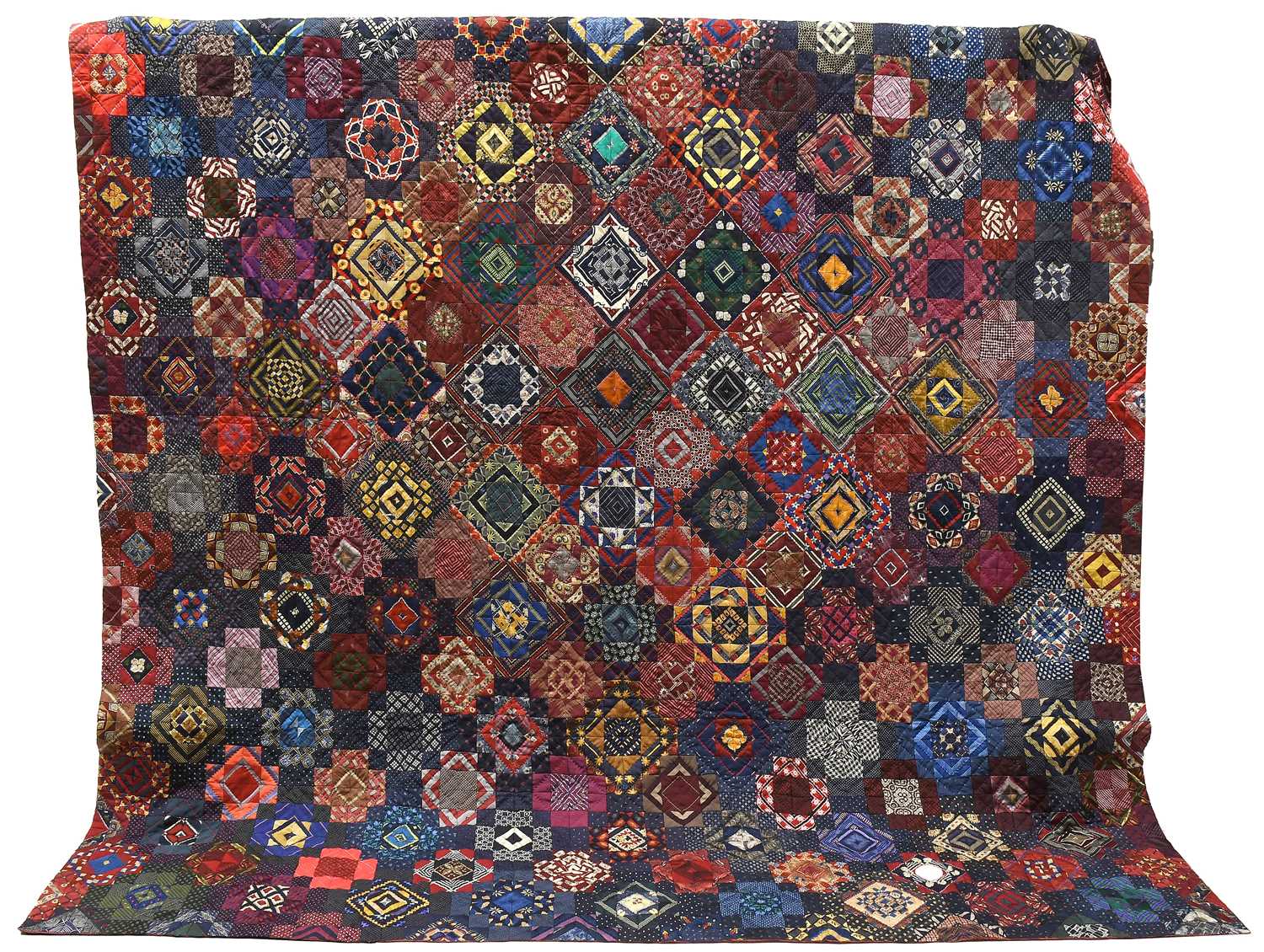 Lot 2091 - A Modern Patchwork Quilt skilfully designed