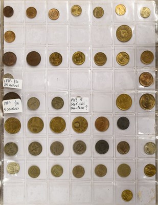 Lot 100 - Three World Coin Albums, comprising approx....
