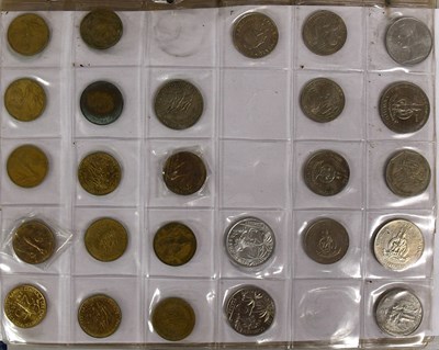Lot 100 - Three World Coin Albums, comprising approx....