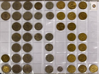 Lot 100 - Three World Coin Albums, comprising approx....