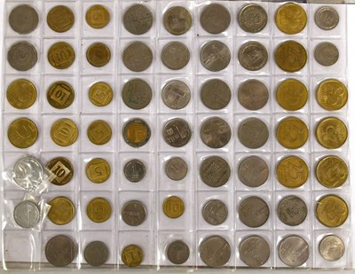 Lot 100 - Three World Coin Albums, comprising approx....