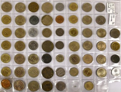 Lot 100 - Three World Coin Albums, comprising approx....