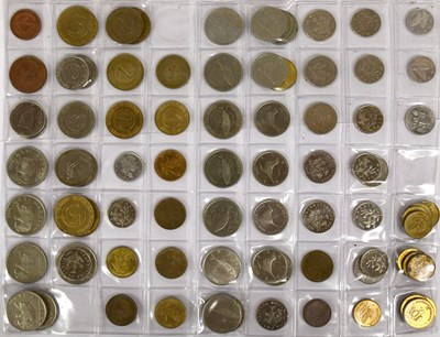 Lot 100 - Three World Coin Albums, comprising approx....