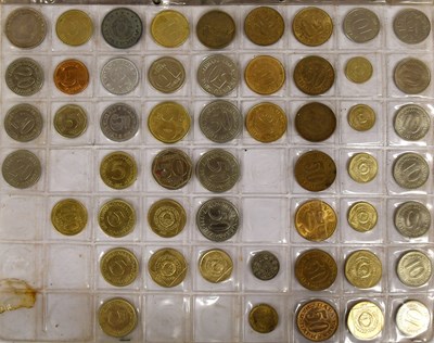 Lot 100 - Three World Coin Albums, comprising approx....