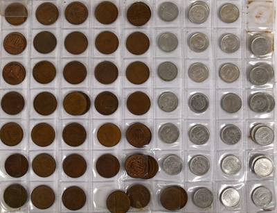 Lot 100 - Three World Coin Albums, comprising approx....