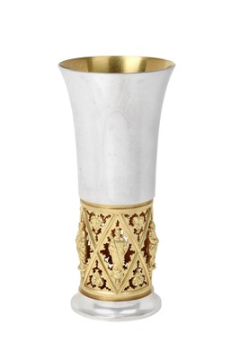 Lot 2166 - An Elizabeth II Parcel-Gilt Silver Goblet