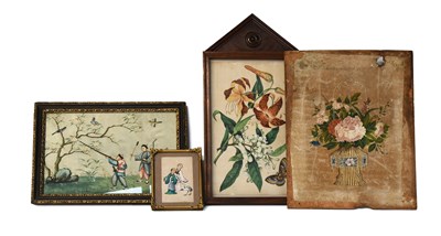 Lot 173 - A Chinese Painting on Silk, 19th century,...