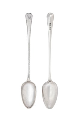 Lot 2059 - A Pair of George III Silver Basting-Spoon