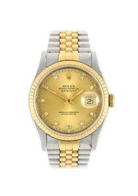 Lot 2179 - Rolex: A Steel and Gold Automatic Calendar...