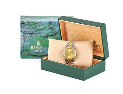 Lot 2179 - Rolex: A Steel and Gold Automatic Calendar...