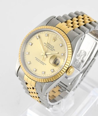 Lot 2179 - Rolex: A Steel and Gold Automatic Calendar...