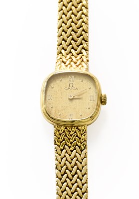 Lot 67 - A Lady's 9 Carat Gold Omega Wristwatch, and...