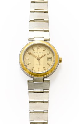 Lot 93 - A Lady's Bi-Metal Quartz Calender Centre...