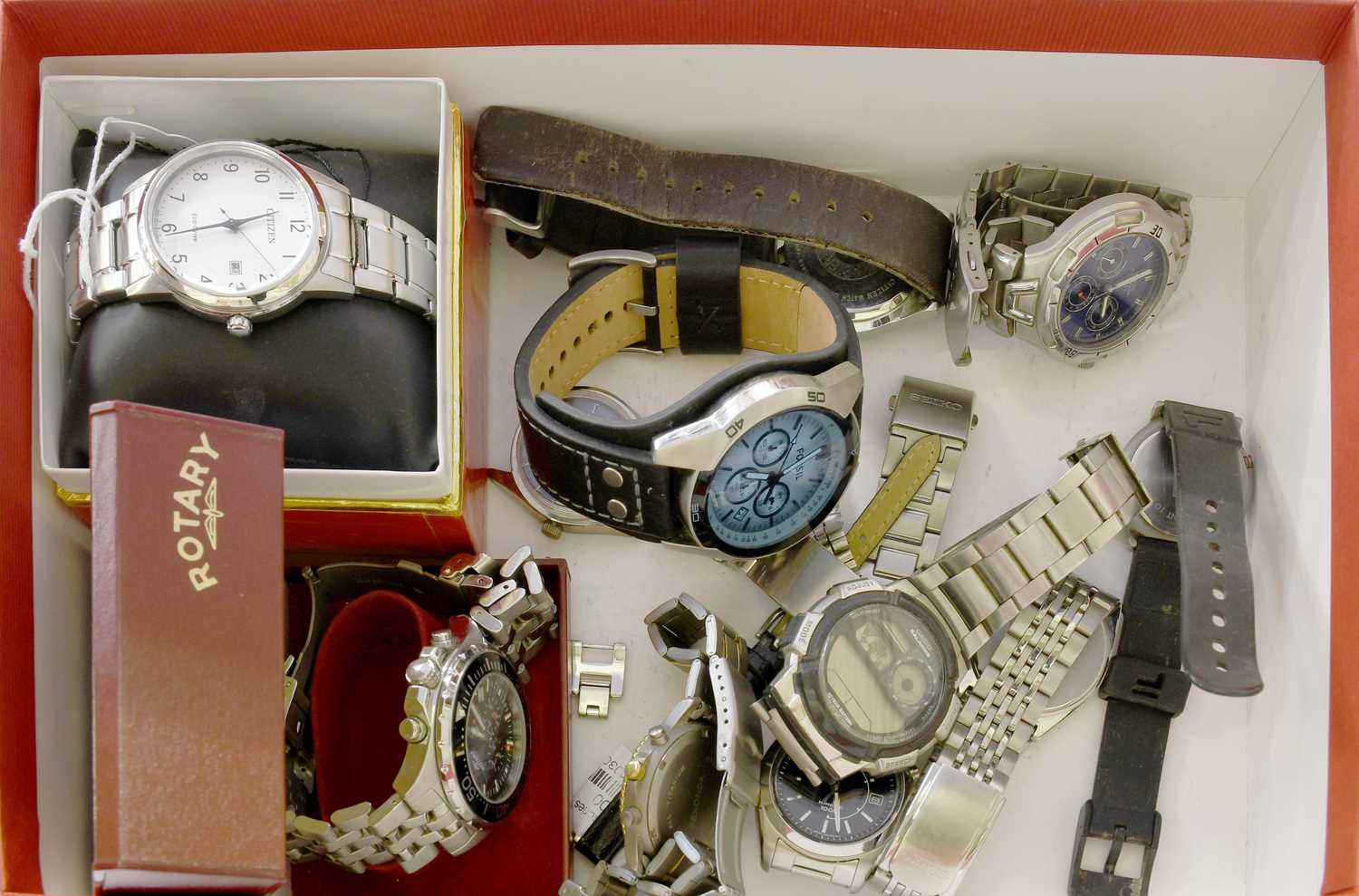 Lot 104 - A Selection of Wristwatcheds Consisting of:...