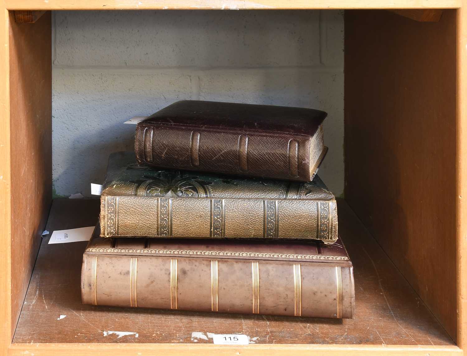 Lot 115 - Three Well Filled Victorian / early 20th...