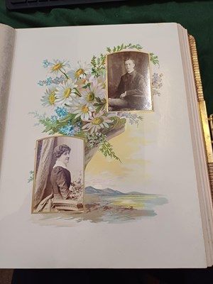 Lot 115 - Three Well Filled Victorian / early 20th...