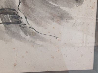 Lot 360 - Kyffin Williams (1918-2006) Welsh Figure on a...