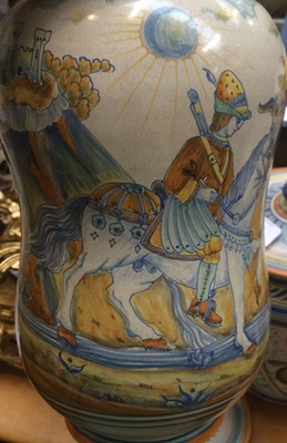 Lot 163 - Two 20th Century Italian Maiolica Albarello...