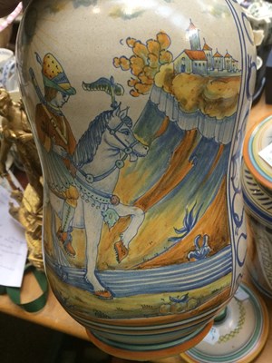 Lot 163 - Two 20th Century Italian Maiolica Albarello...