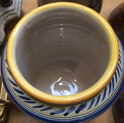 Lot 163 - Two 20th Century Italian Maiolica Albarello...