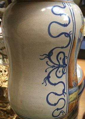 Lot 163 - Two 20th Century Italian Maiolica Albarello...