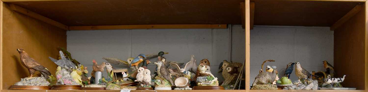 Lot 113 - Border Fine Arts Bird Groups, including...