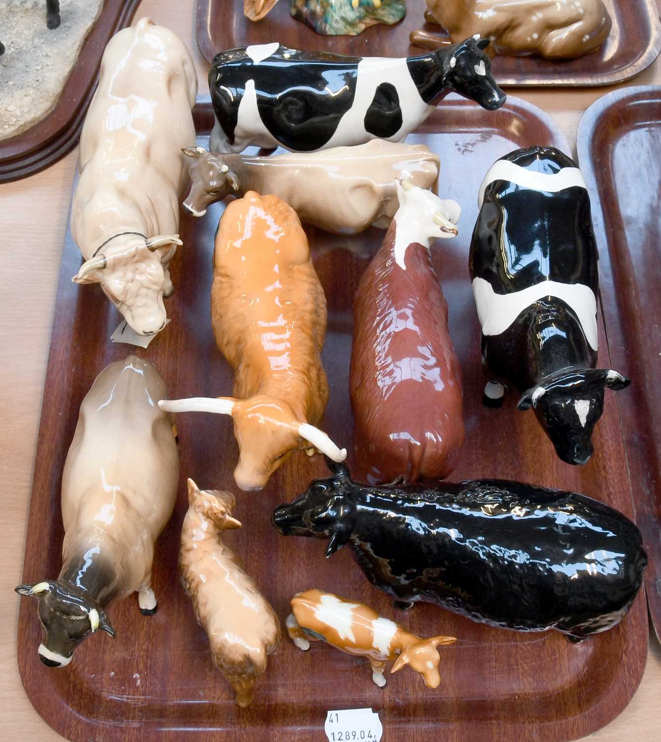 Lot 189 - Beswick Cattle, including Jersey Bull,...