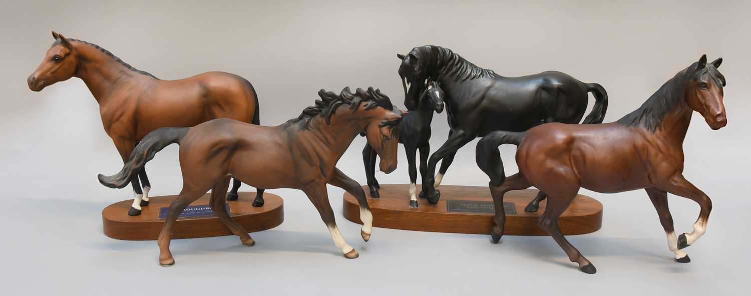 Lot 188 - Beswick Horses, including Black Beauty and...