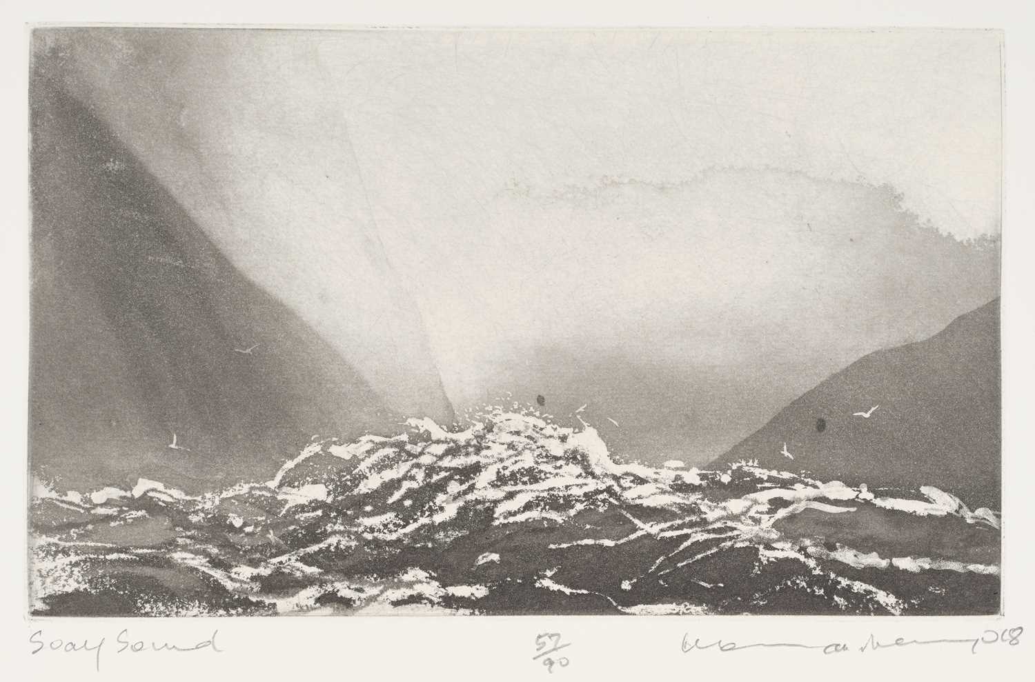 Lot 357 - Norman Ackroyd CBE, RA (1938-2024) "Soay Sound"...