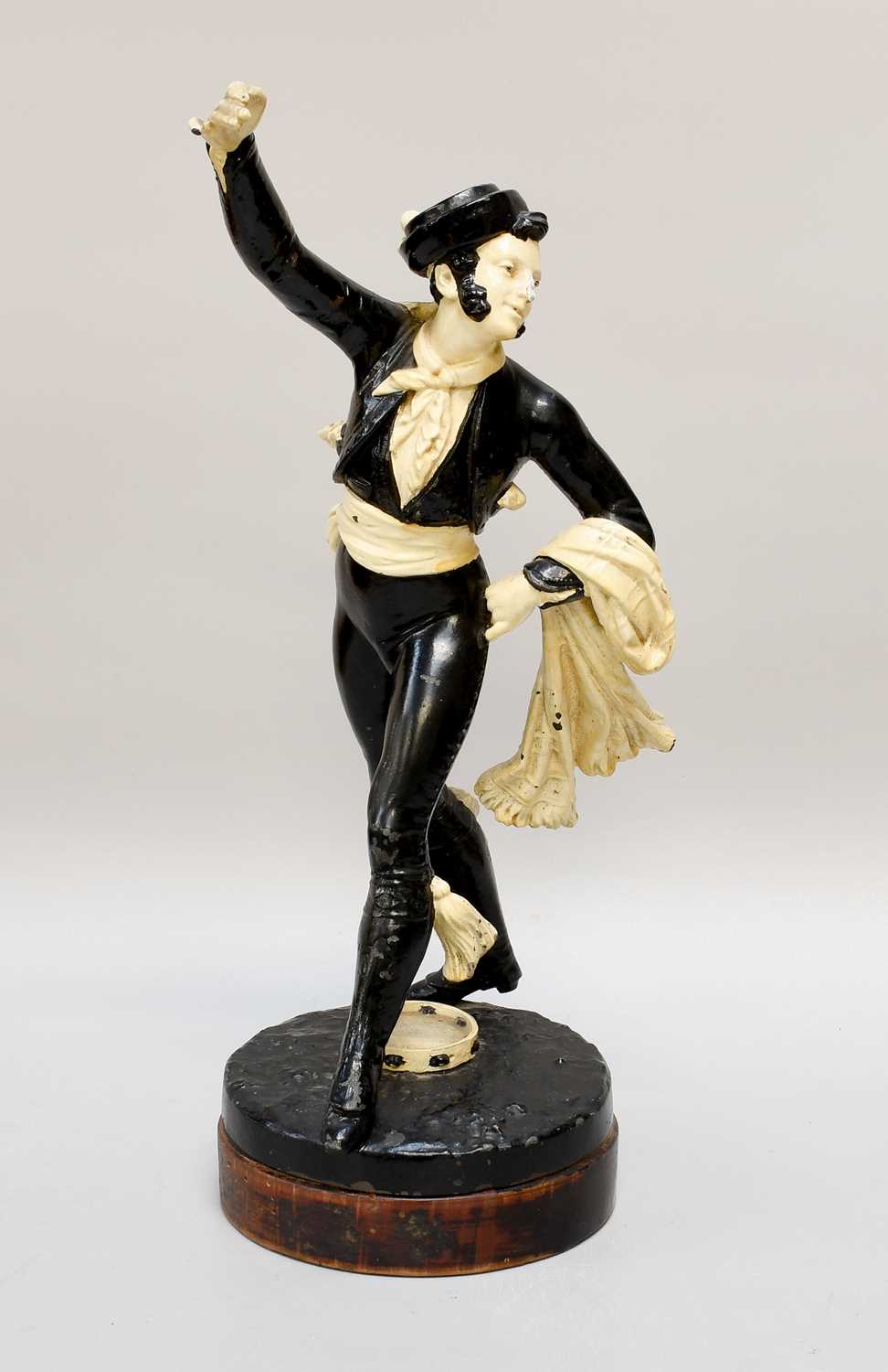 Lot 148 - An Art Deco Cold Painted Spelter Figure of a...