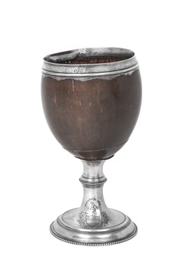 Lot 2105 - A George III Silver-Mounted Coconut-Cup