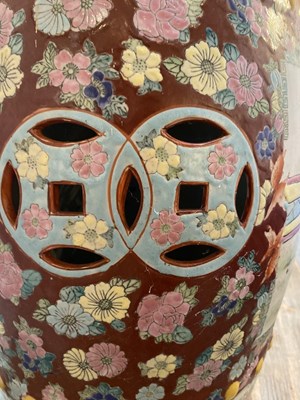 Lot 153 - A Chinese Porcelain Garden Stool, Xuande reign...