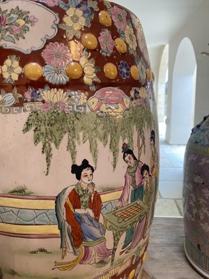 Lot 153 - A Chinese Porcelain Garden Stool, Xuande reign...