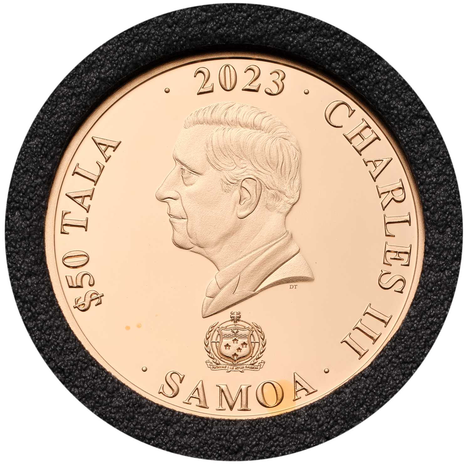 Lot 205 - Samoa, 1/4 oz Gold Proof 50 Tala 2023, struck...