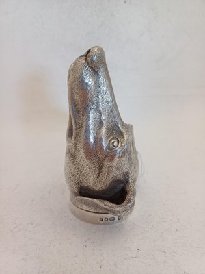 Lot 2164 - An Elizabethan II Silver Stirrup-Cup