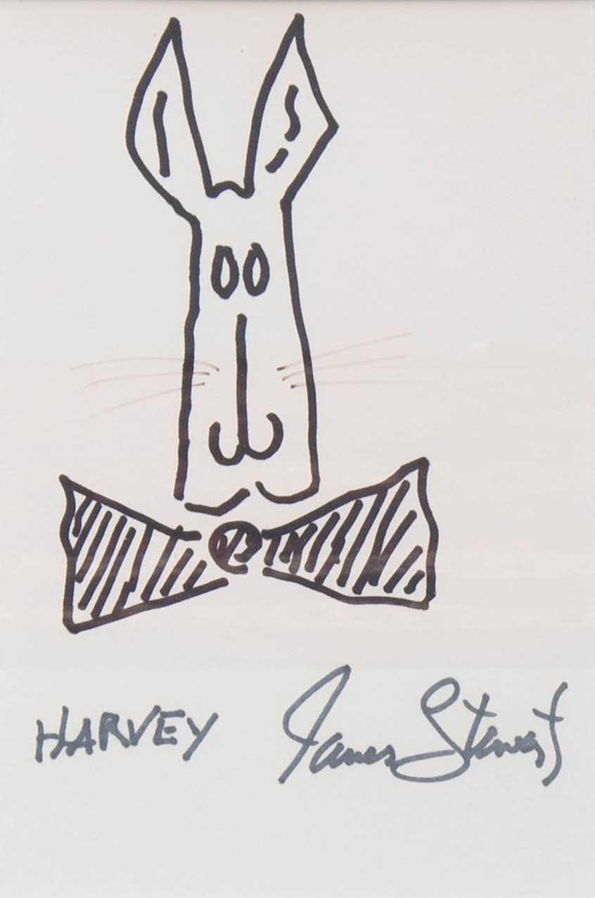 Lot 1107 - James Stewart (1908-1997) "Harvey" Signed,...