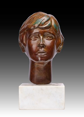 Lot 82 - Adrian Sorrell (1932-2001) Head of a boy...