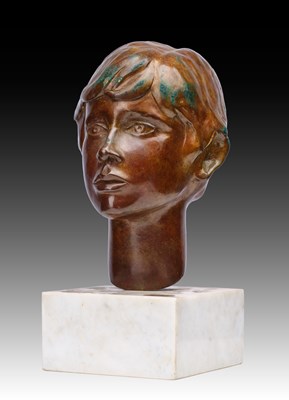 Lot 82 - Adrian Sorrell (1932-2001) Head of a boy...