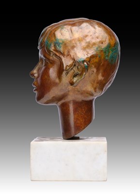 Lot 82 - Adrian Sorrell (1932-2001) Head of a boy...