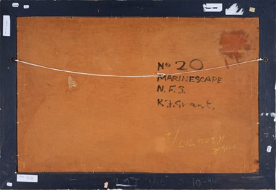 Lot 1121 - Keith Grant (b.1930) "Marinescape" Signed,...