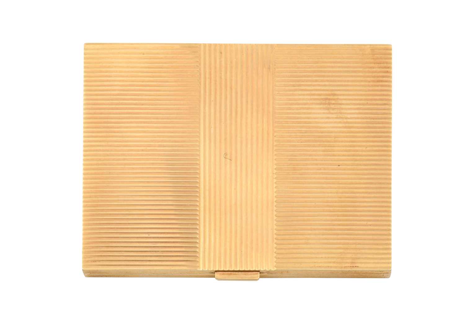 Lot 2077 - A George VI Gold Cigarette-Case