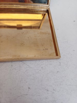 Lot 2077 - A George VI Gold Cigarette-Case