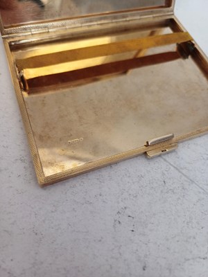 Lot 2077 - A George VI Gold Cigarette-Case