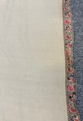 Lot 2038 - Early 19th Century Cream Wool Paisley Shawl,...