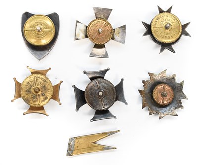 Lot 218 - Six Polish Officer's Breast Badges to:- 18th...