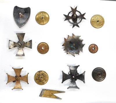 Lot 218 - Six Polish Officer's Breast Badges to:- 18th...